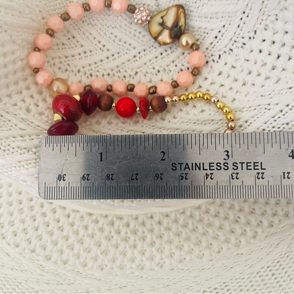 Handmade Bundle 2 bracelets stretch - Picture 4 of 7